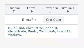 Улучшаем функцию Кто Онлайн для uCoz