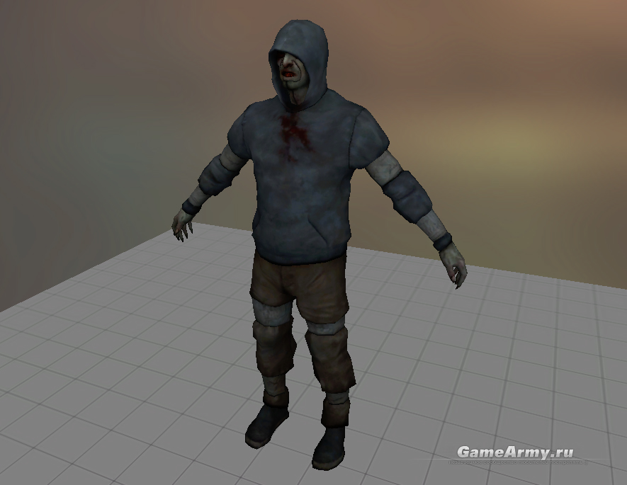 скин зомби для CSS l4d hunter