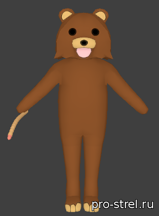 Big PedoBear with big Dildo