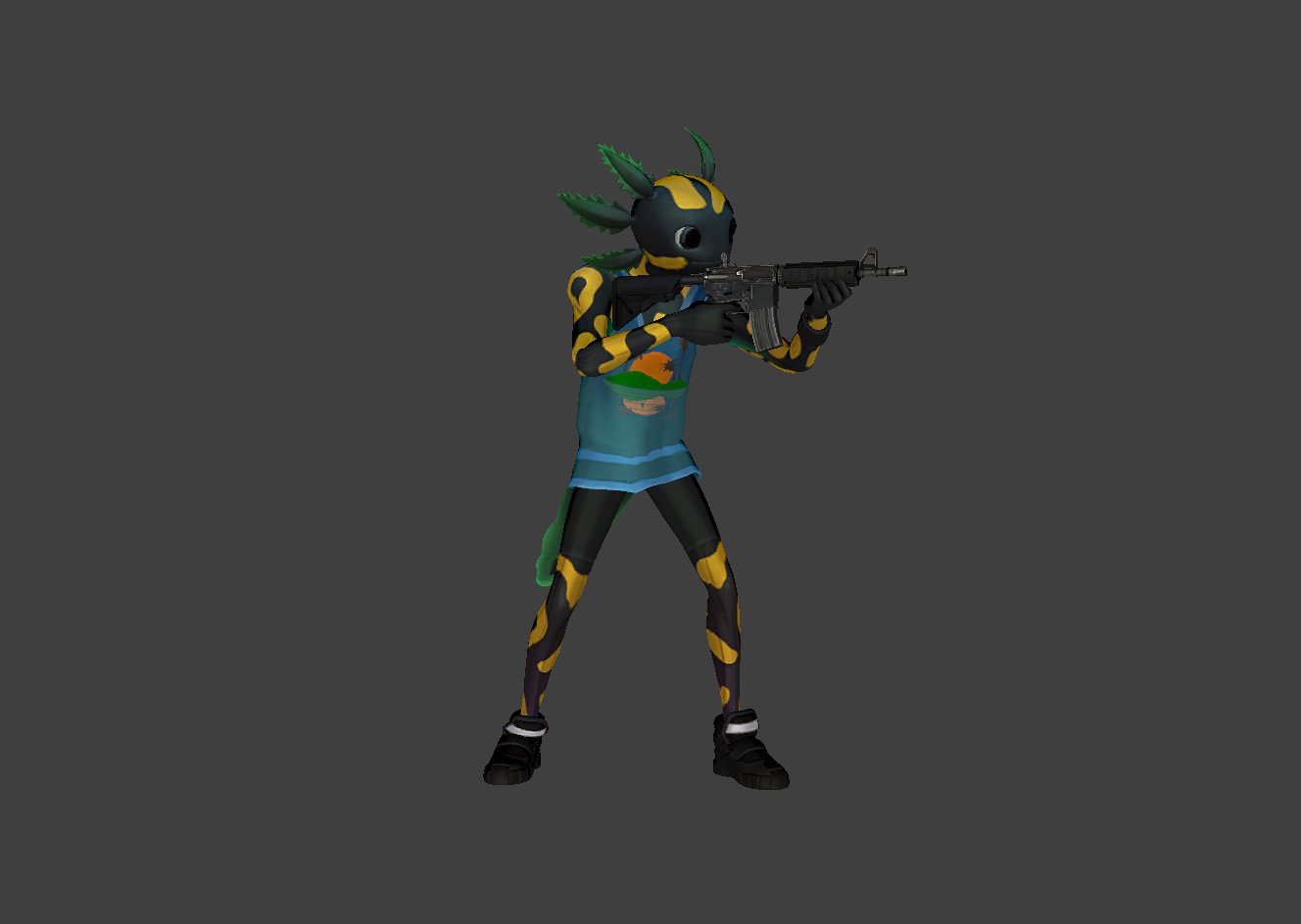 Axolotl Casual CS GO player model (Fortnite) + ARMS