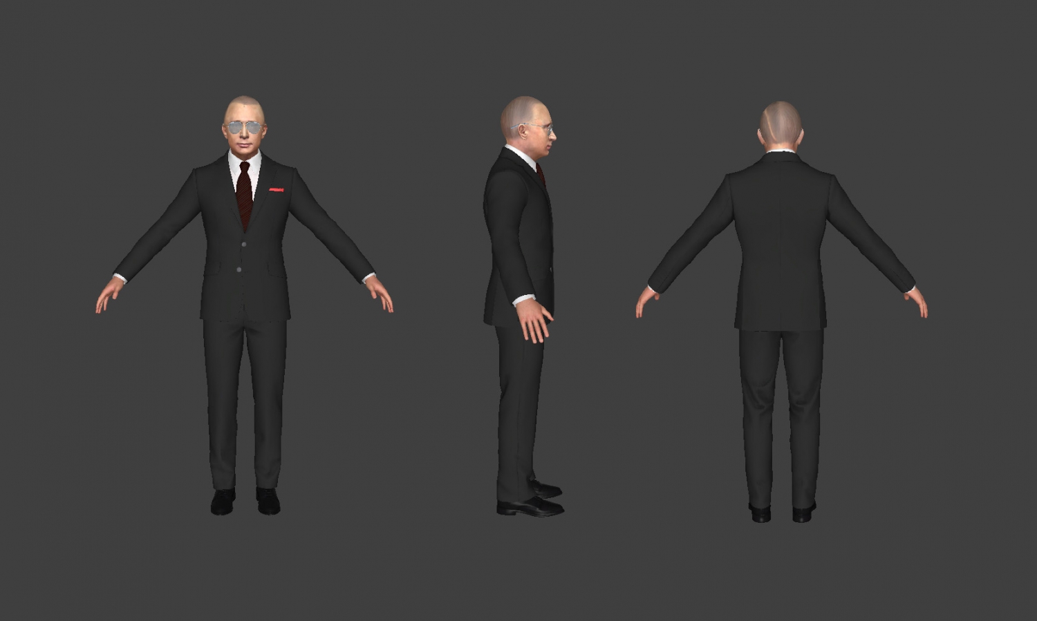 Putin Vladimir cs go player model + ARMS