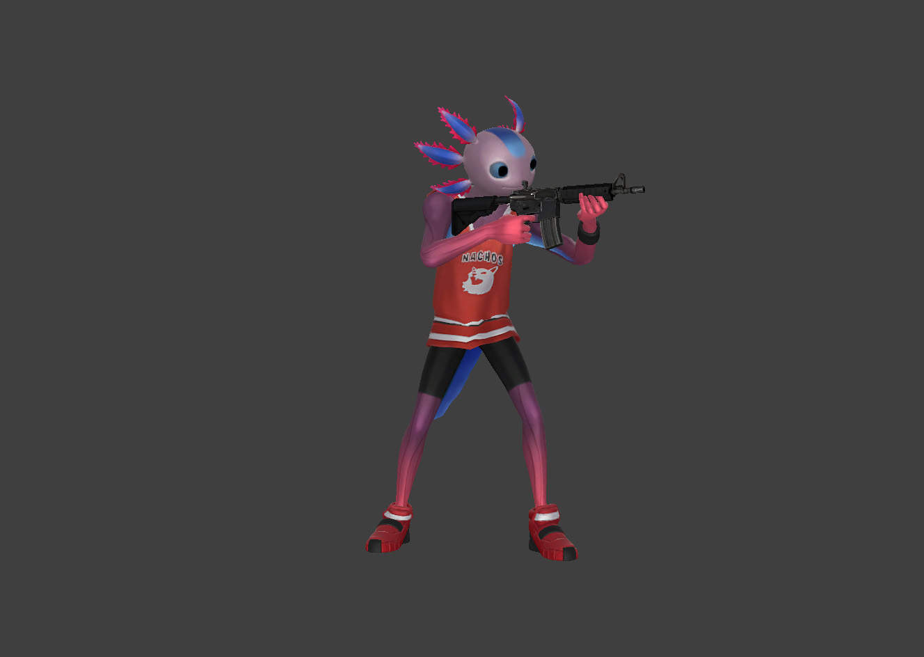 Axolotl Alter Ago CS GO player model (Fortnite) + ARMS