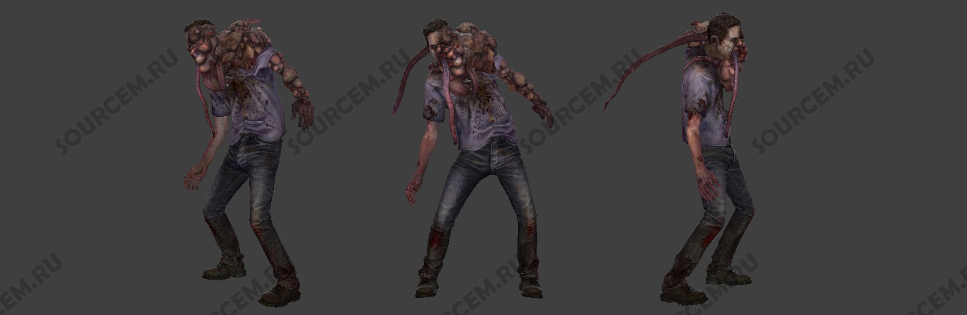 L4D2 zombie SMOKER player model CSS (v34, OB)